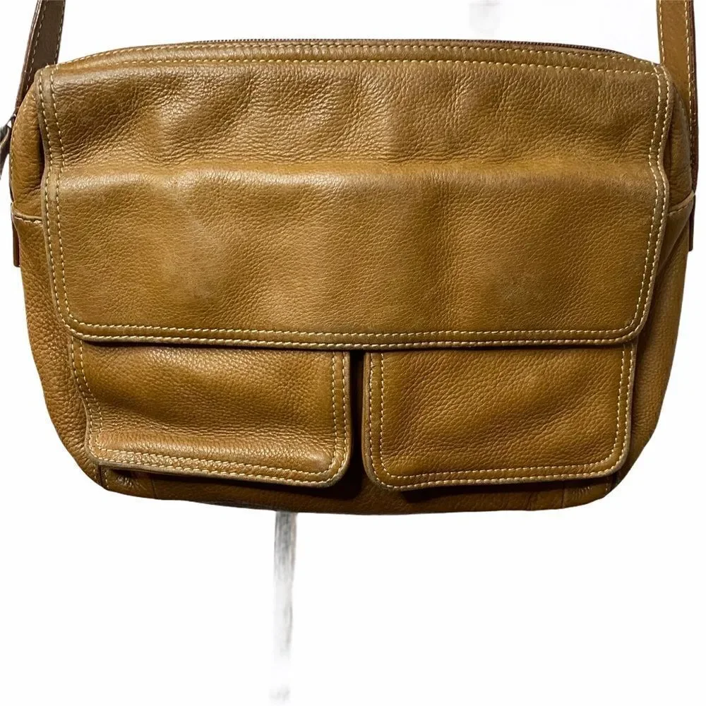 Vintage Tignanello Pebbled Leather Shoulder Purse